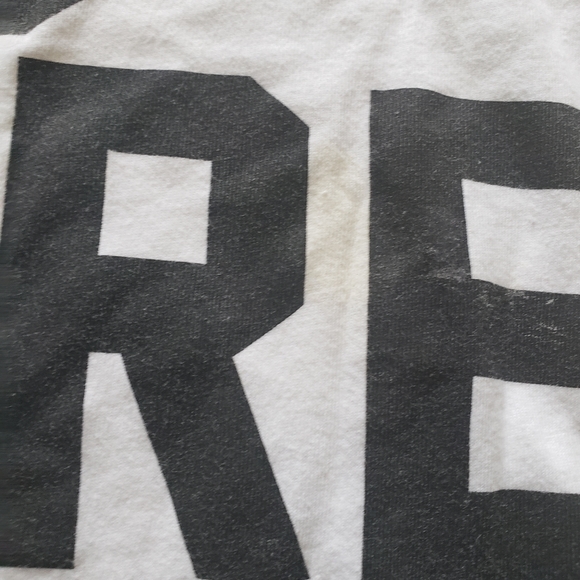 Boys Preowned White & Black Pure Genius Tee - Picture 2 of 4